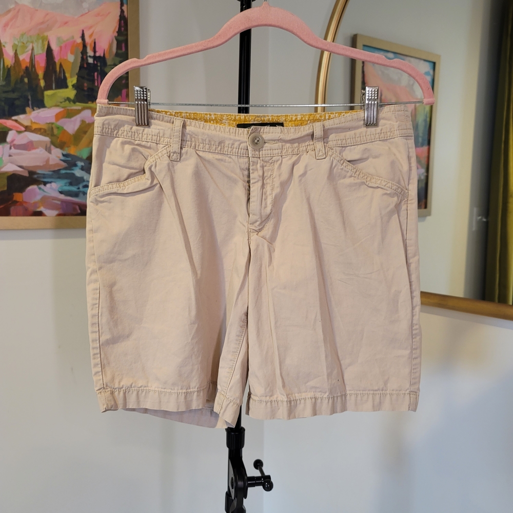 EDDIE BAUER Mercer Fit 100% Cotton Tan Short Women's‎ Size 4P